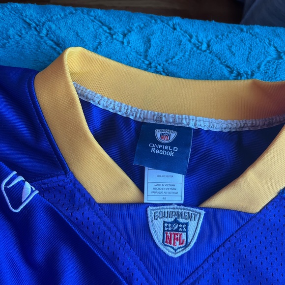 Reebok Brett Favre Captain Minnesota Vikings Jersey - Picture 2 of 5